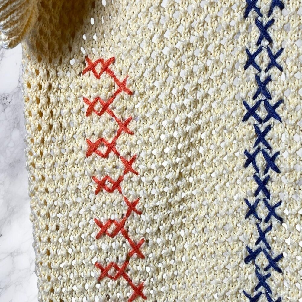 Zara Crochet Knit Shirt - Picture 8 of 11